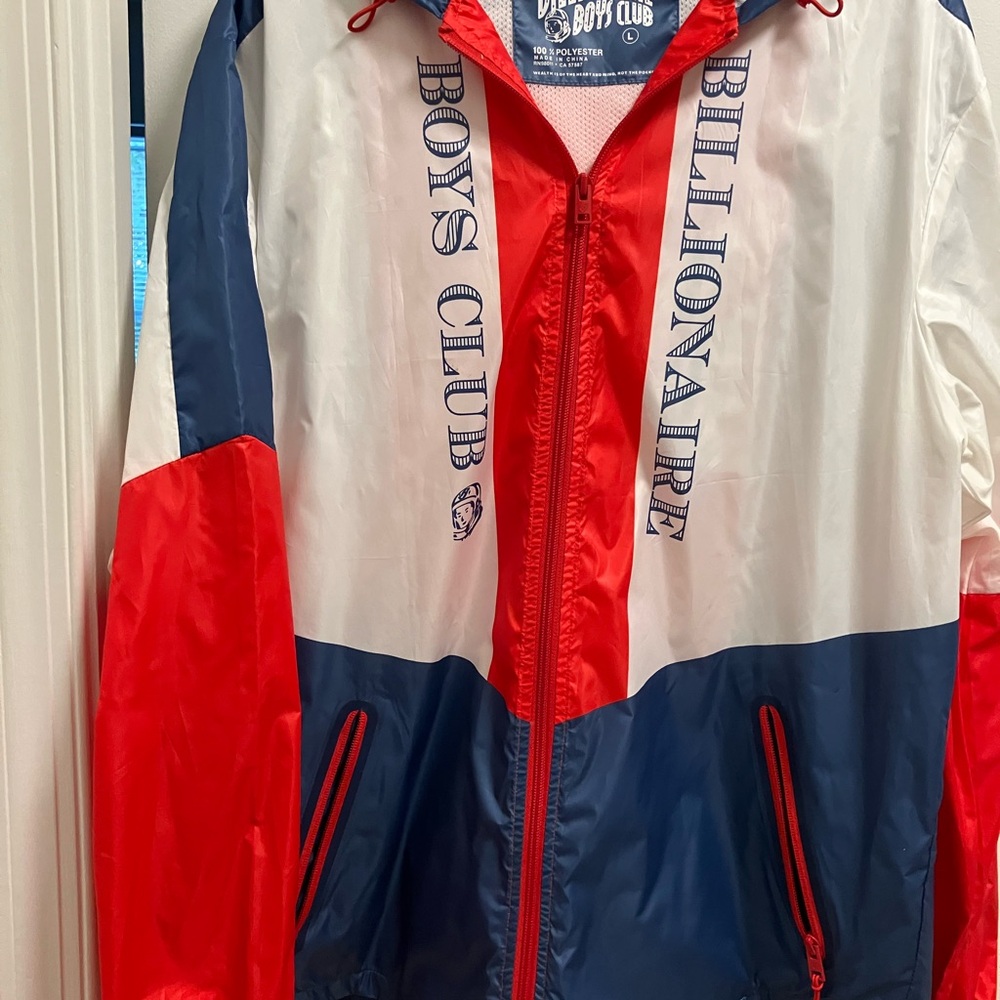 Billionaire Boys Club Red, White, and Blue Windbreaker - Picture 2 of 3